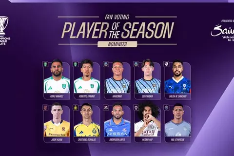 رونالدو ومحرز والدوسري.. 10 لاعبين مرشحين لجائزة أفضل لاعب في دوري أبطال آسيا للنخبة